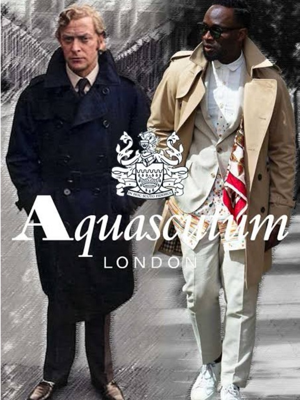 Aquascutum Shell Active Long Sleeve Big & Tall Fit Trench Coat - Navy